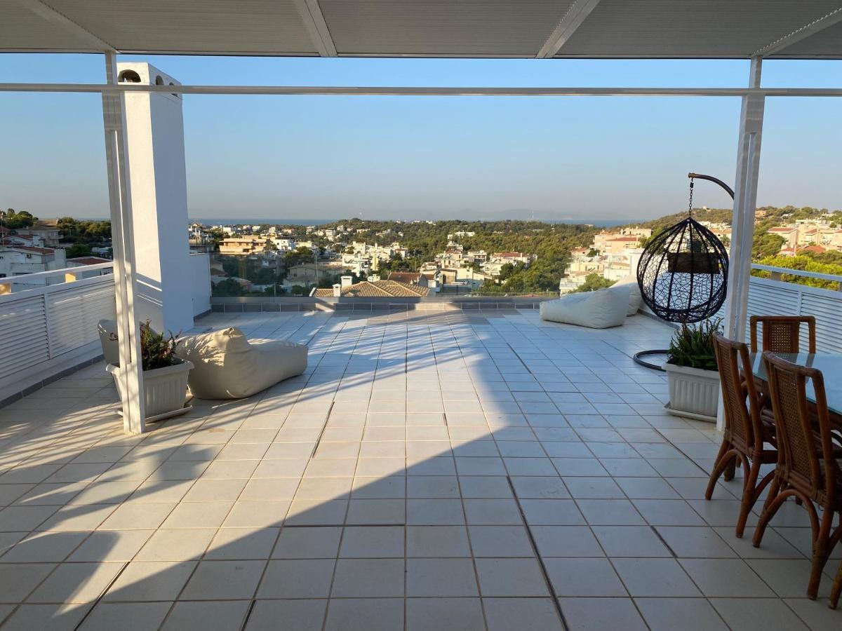 Villasonboard Vouliagmeni Penthouse Veranda Sea-View & Beach Athens Ngoại thất bức ảnh